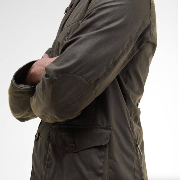 BARBOUR Men's Beacon Sports Waxed Jacket - Picture 5 of 9